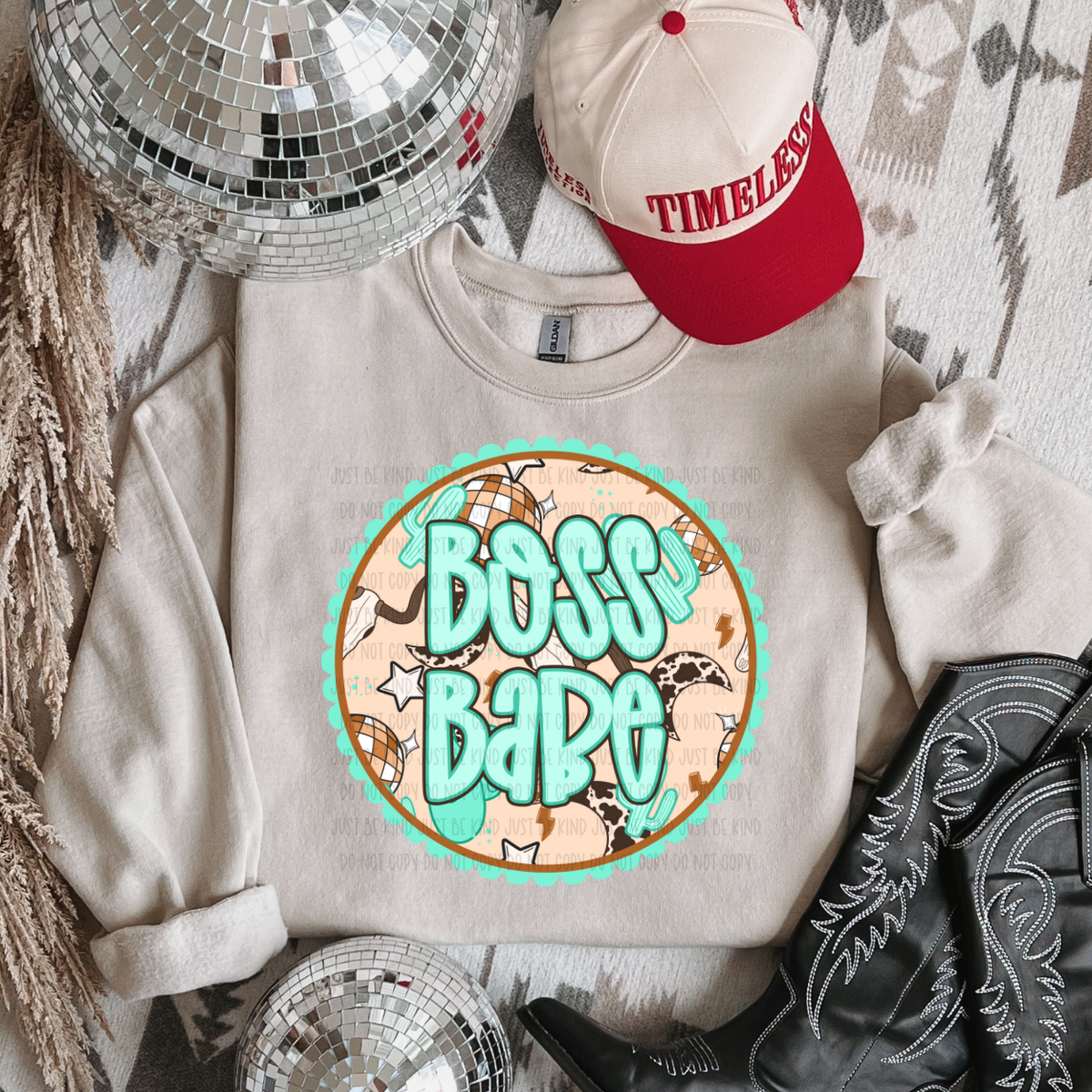 Boss Babe *Teal (Kayndi) 72804 DTF transfer