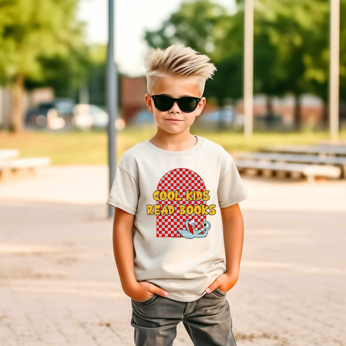 Cool kids read books bird (LANE) 50896 DTF transfer