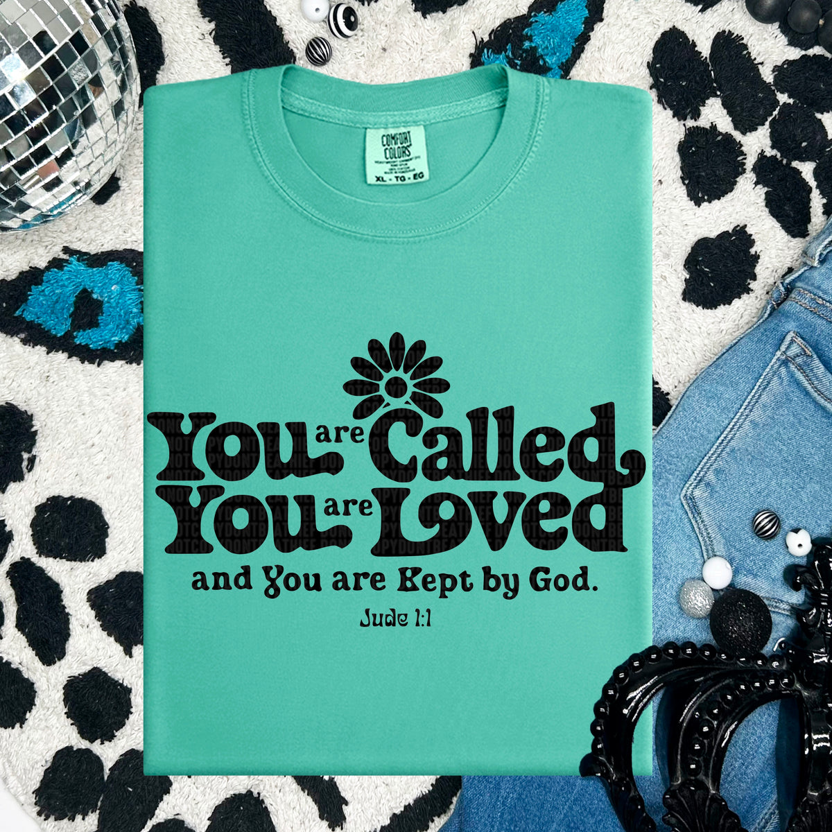 You are called you are loved BLACK 95521 DTF transfer