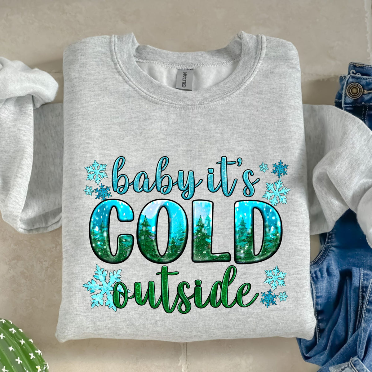 Baby It's Cold Outside-38537-DTF transfer