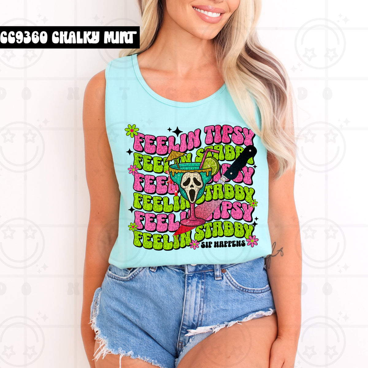 Feelin tipsy stacked (HW) 99440 DTF transfer