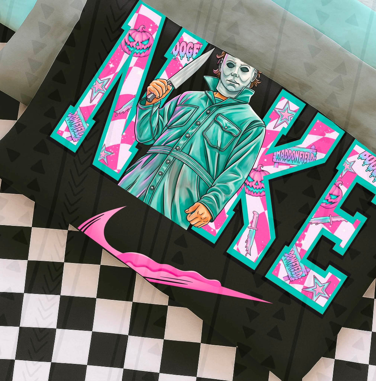 Mike check mark (Kai) DTF transfer