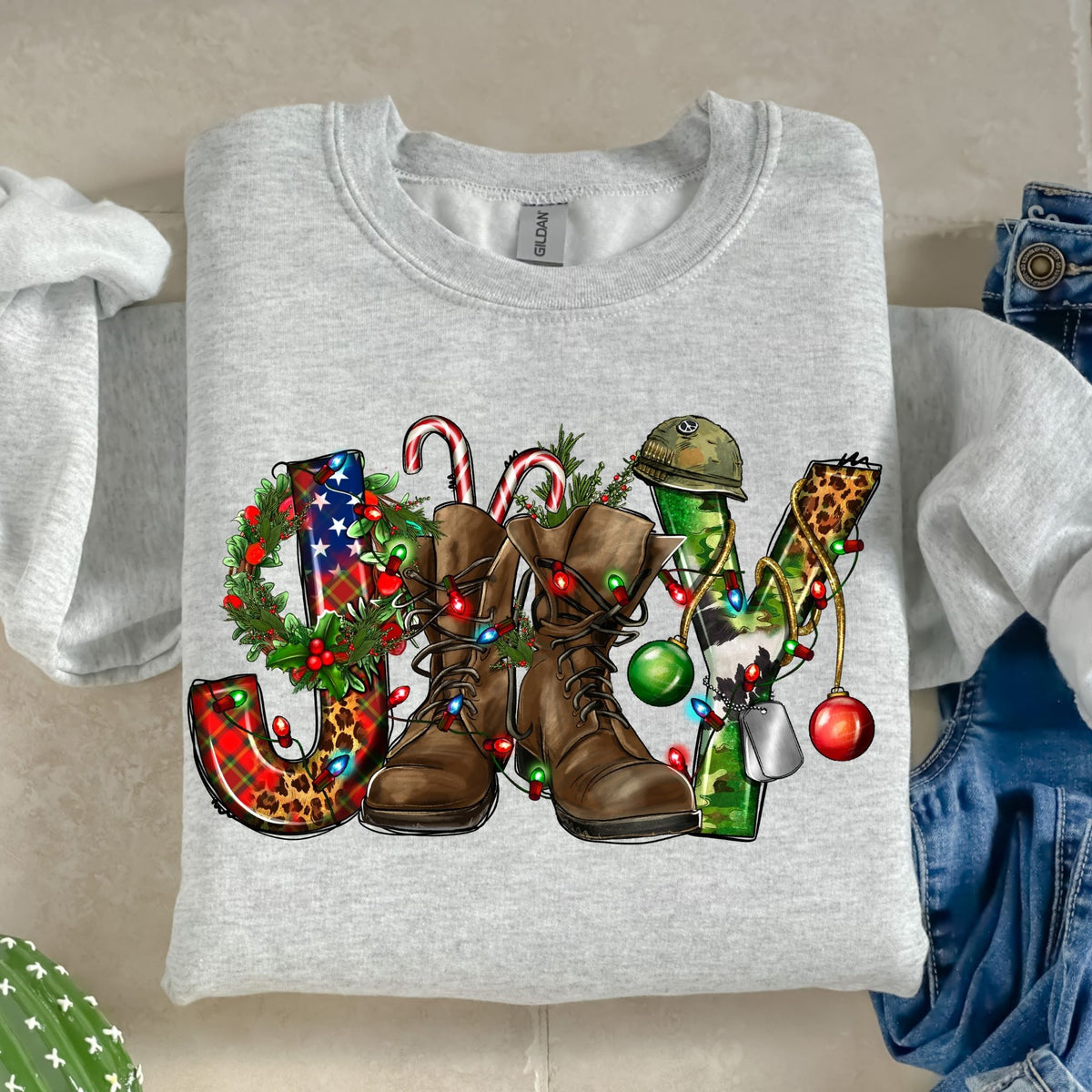 Army Christmas Joy-38535-DTF transfer