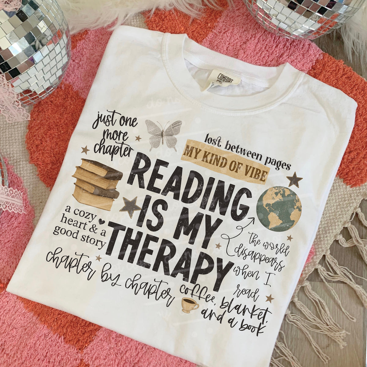 Reading therapy black (scarlow) DTF transfer