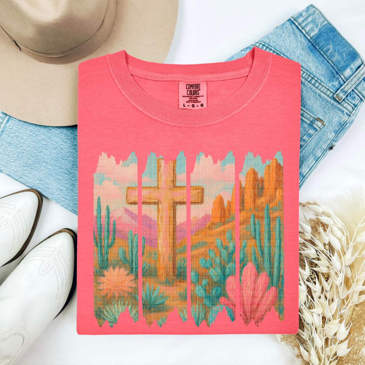Cross brushstrokes 98886 DTF transfer