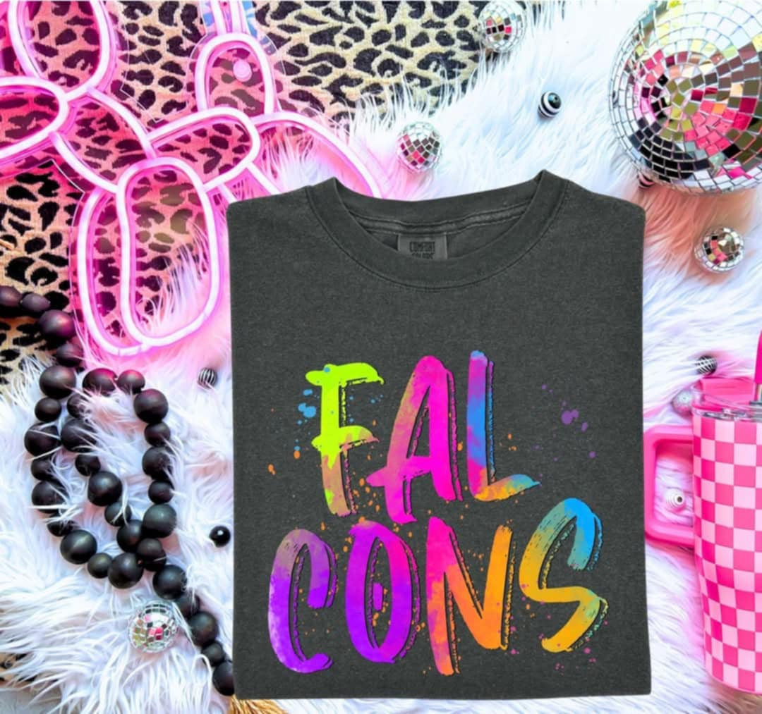 Falcons Neon Splatter (S&G) 99975 DTF transfer