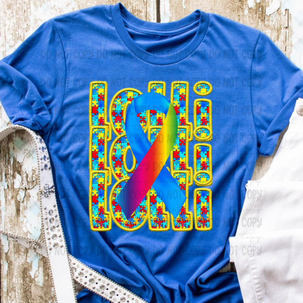 Lolli stacked autism (REVEL) 96311 DTF transfer