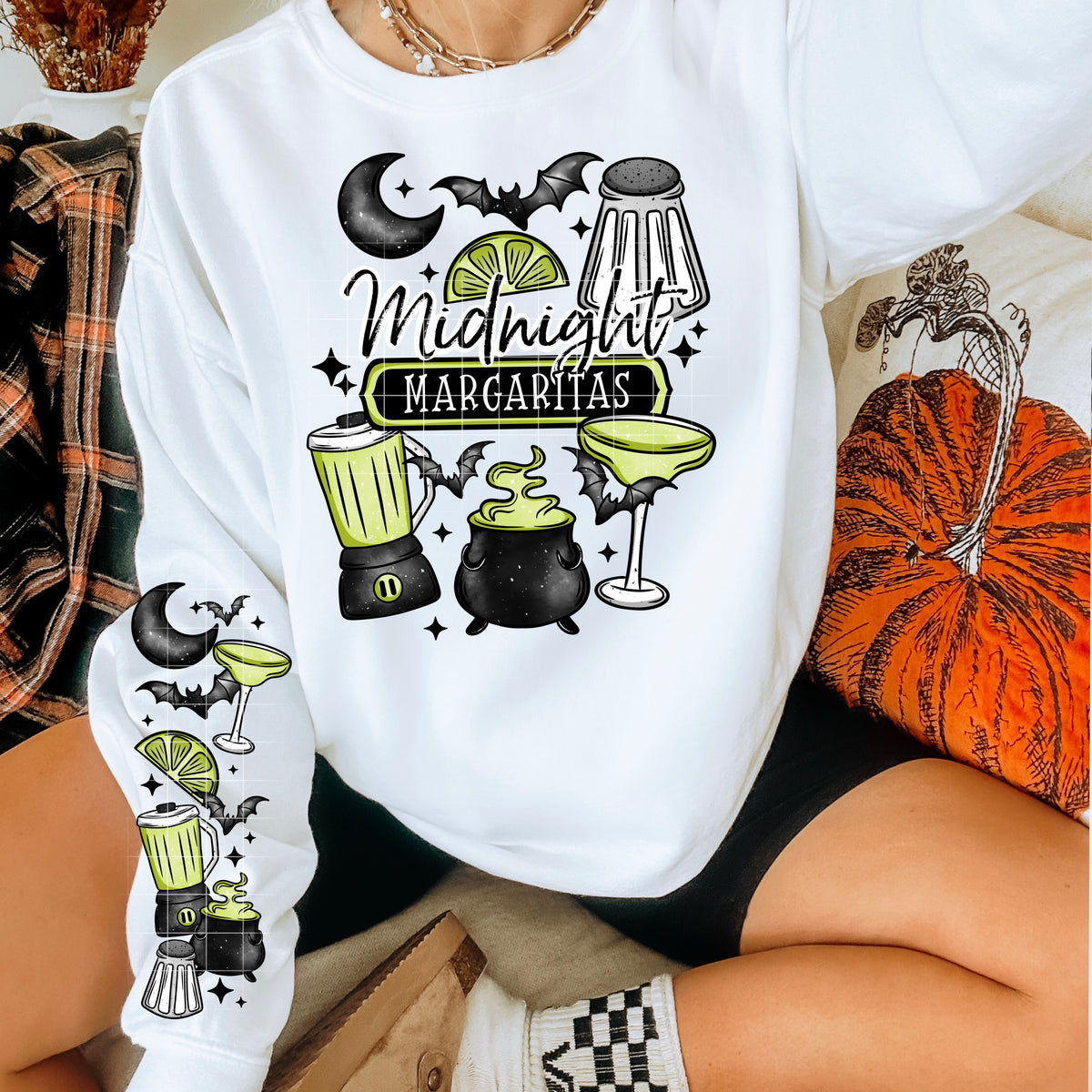 Midnight Margaritas (front only)  CSC DTF transfer