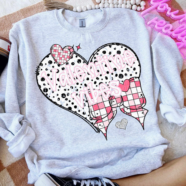 Valentine vibes heart (CITY) 79181 DTF transfer