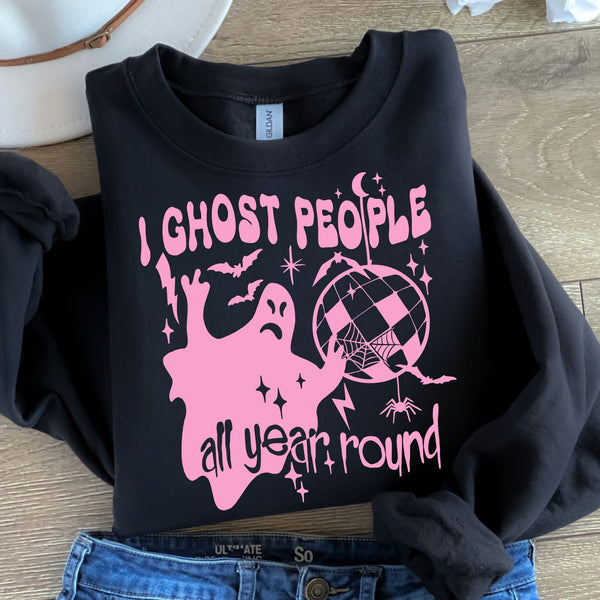 I ghost people pink-38390-DTF transfer