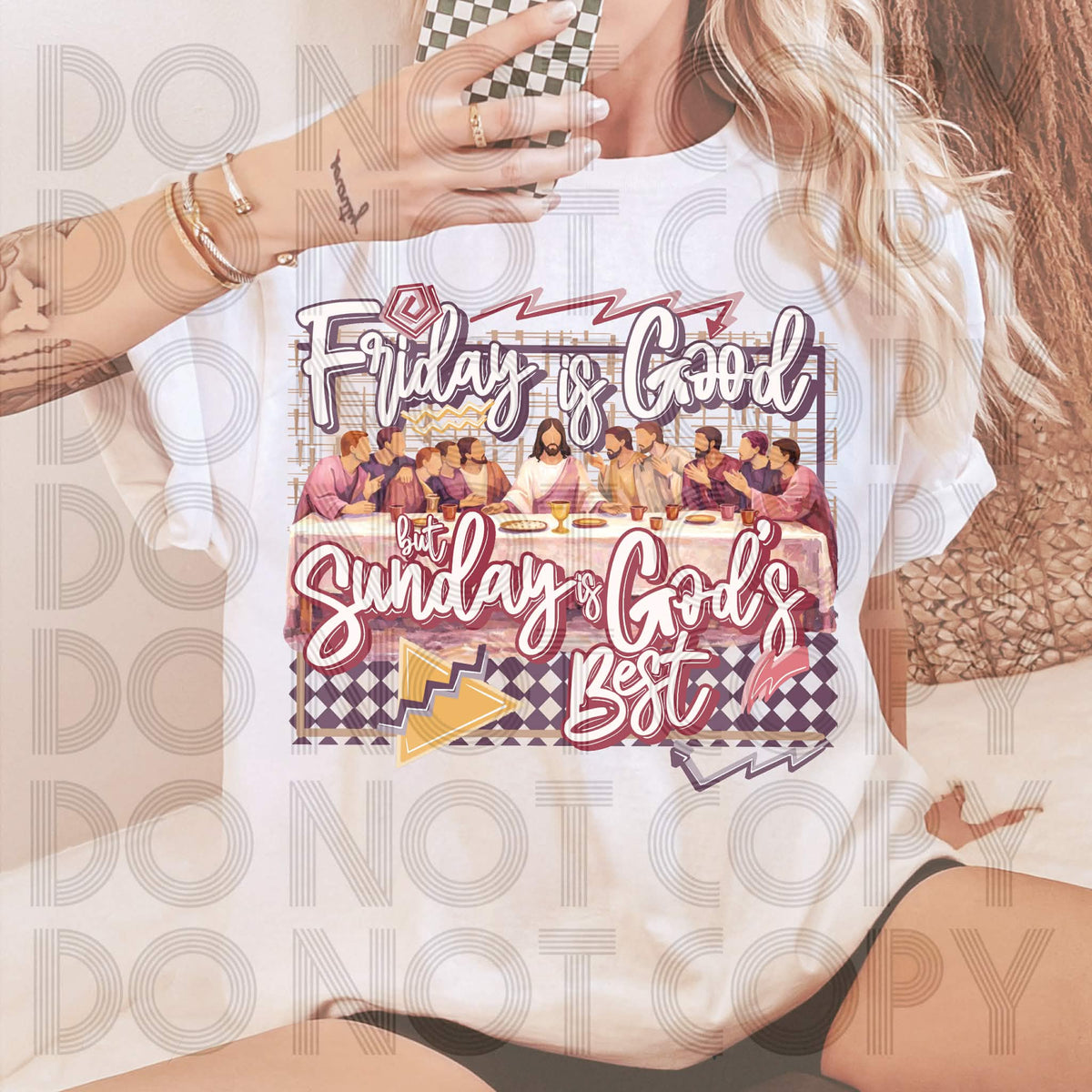 Sunday is gods best (renewed) DTF transfer