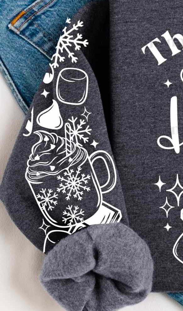 The North Pole sleeve WHITE (CSC) 62394 DTF transfer