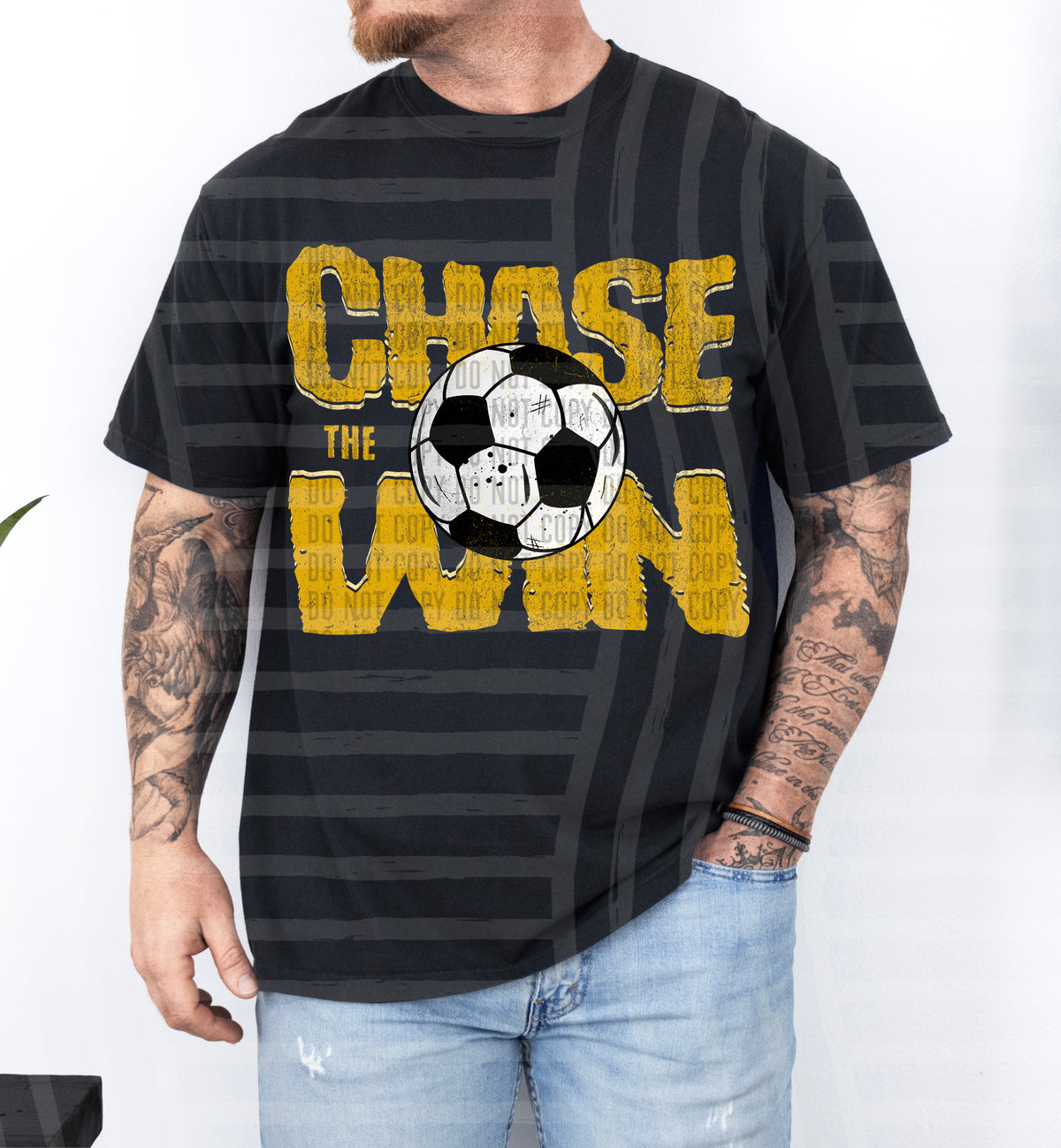 Chase the win soccer YELLOW (Caplinger) DTF Transfer