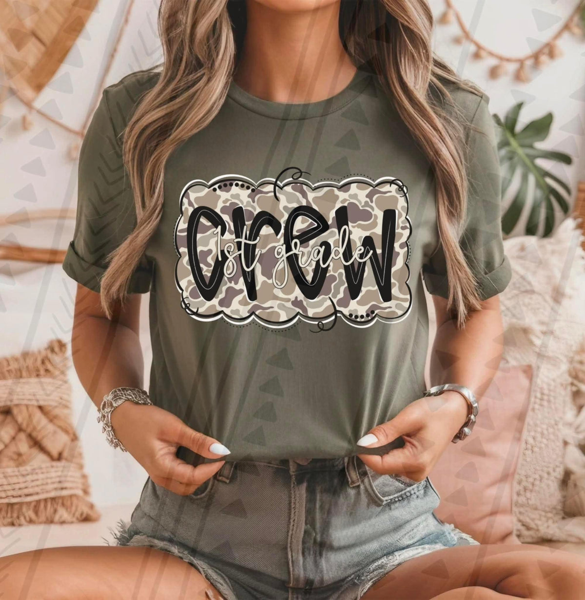 1st Grade Crew Camo (TGG) DTF transfer