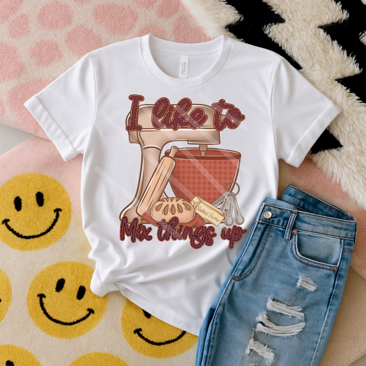 I like to mix things up with kitchen mixer 110566 DTF transfer