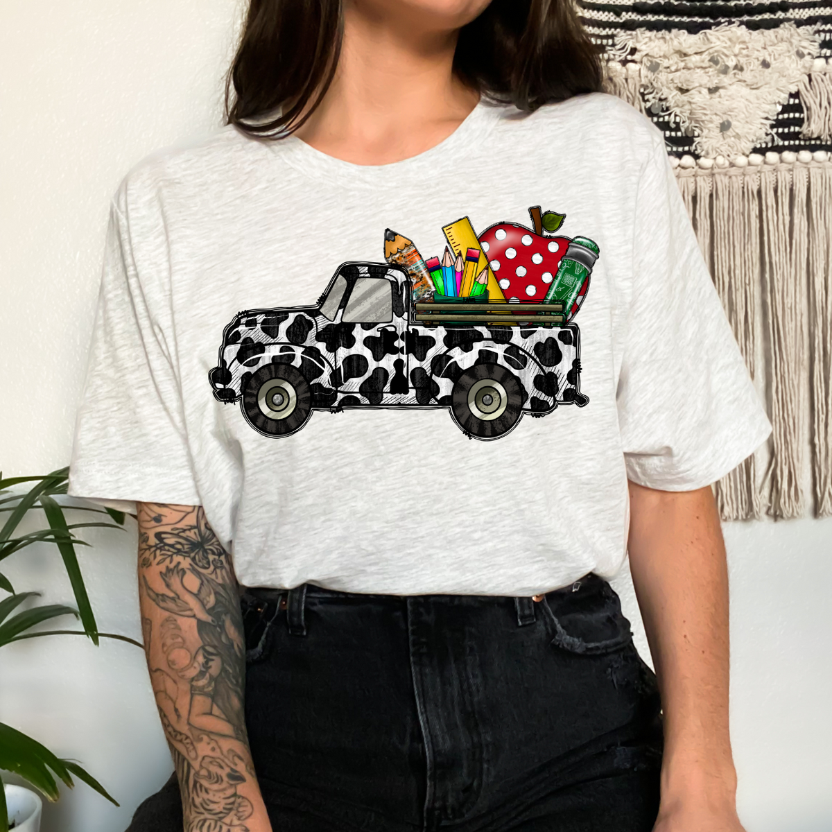 School Truck (RD) DTF Transfer