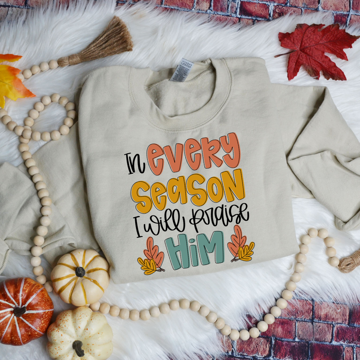 In Every Season I Will Praise Him 68348 DTF Transfer