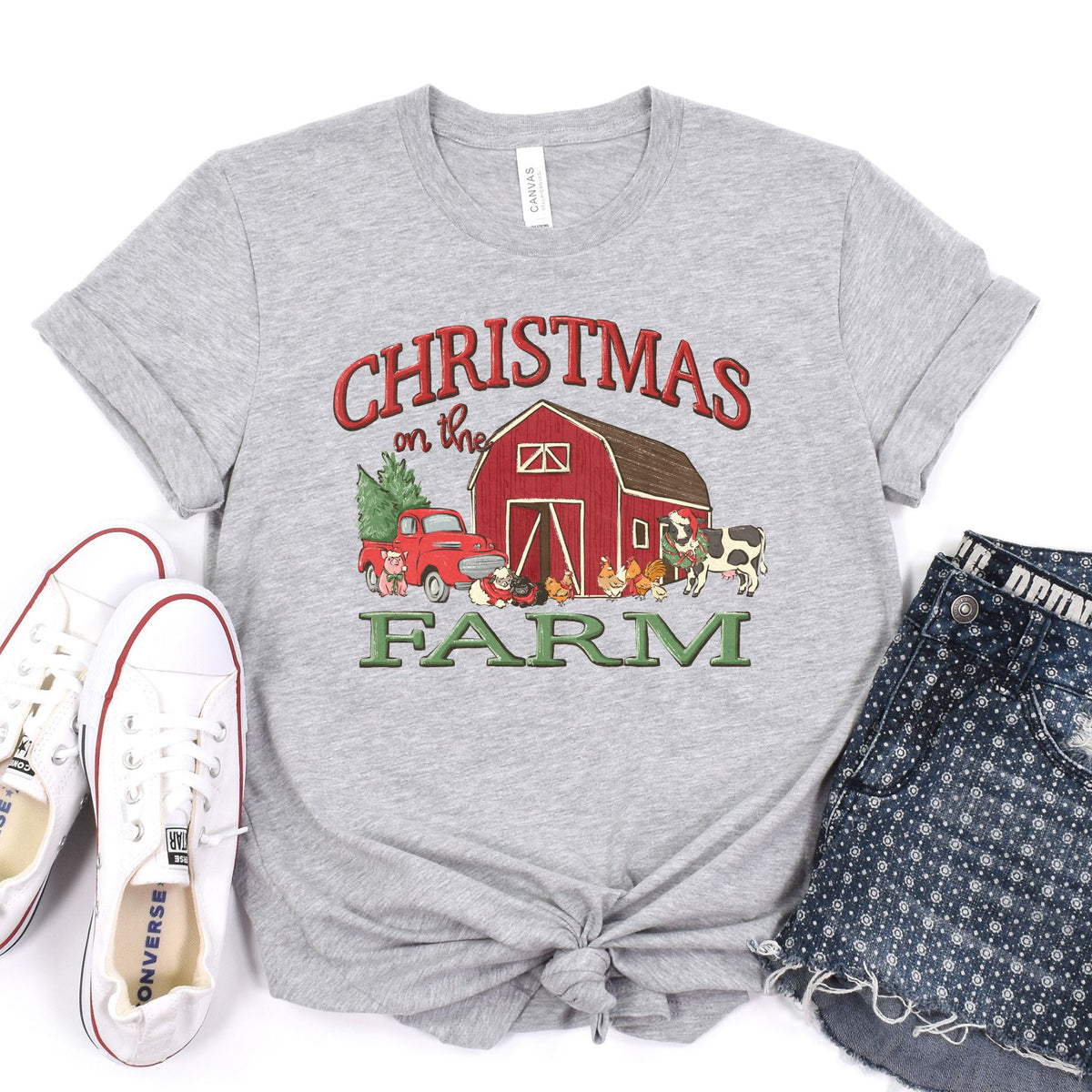 Christmas Farm-47167-DTF transfer