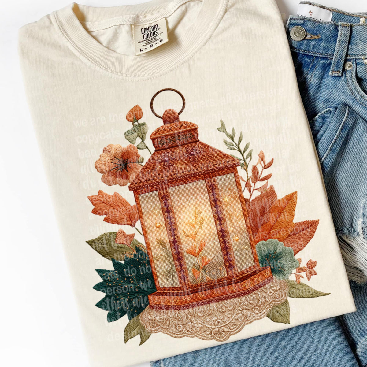 Faux Fabric Lantern (TTD) DTF transfer