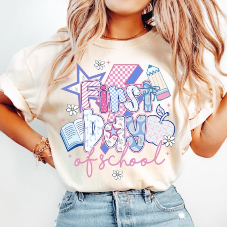 First Day Of School DTF transfers