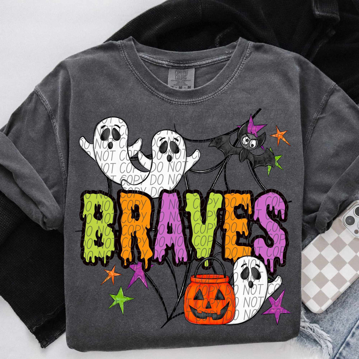 Braves Halloween (City) DTF transfer