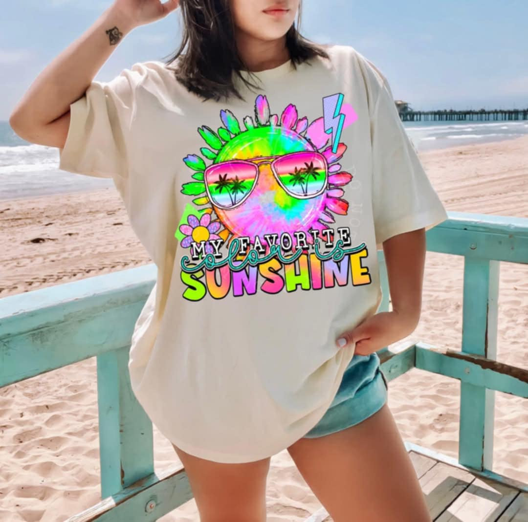 My favorite color is sunshine (C’s) 90043 DTF transfer