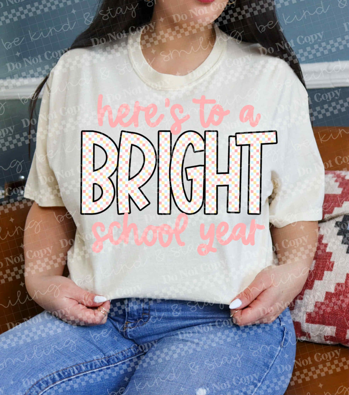 Here’s to bright school year 107014 DTF transfer