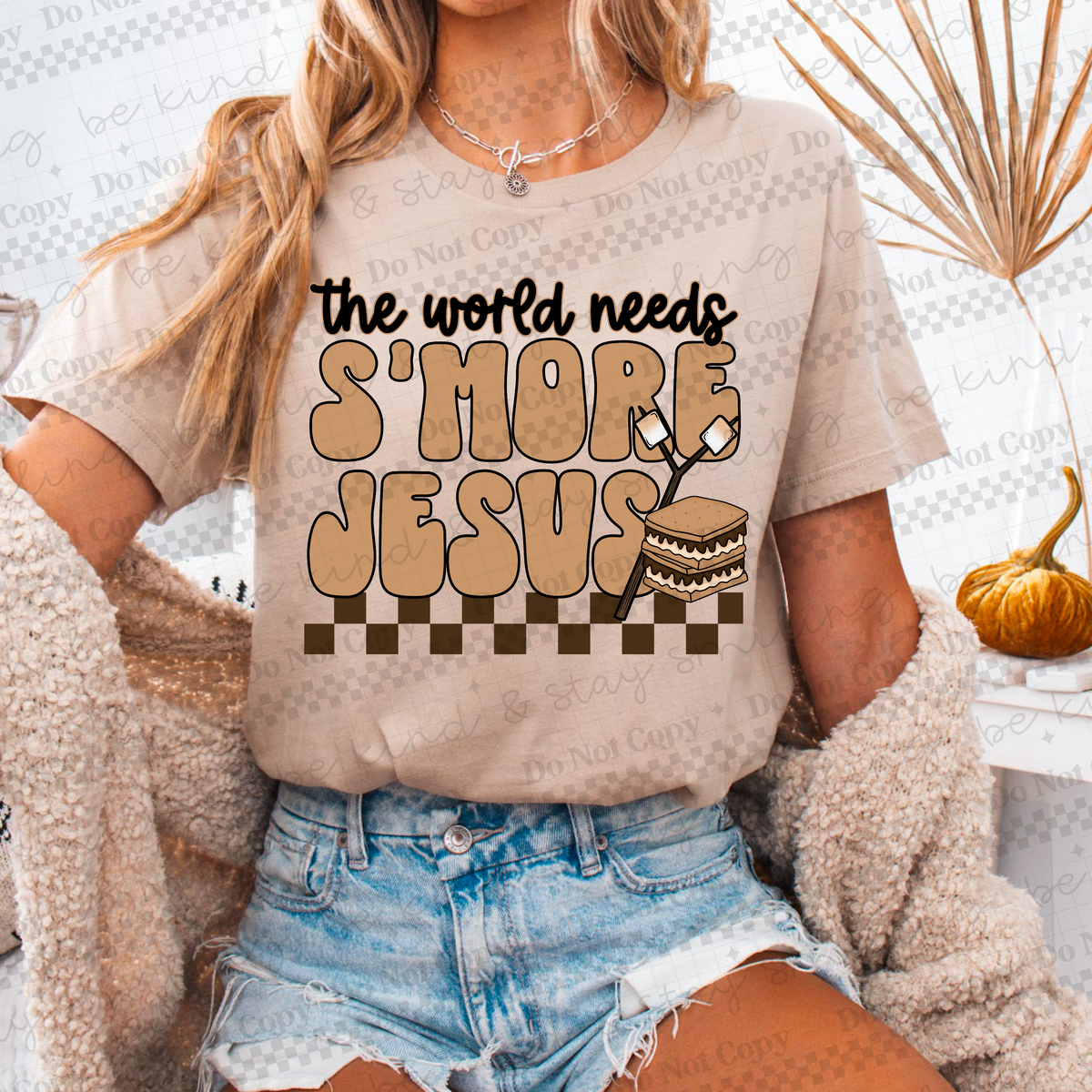 The world needs s’more Jesus (CMLD) 95992 DTF transfer