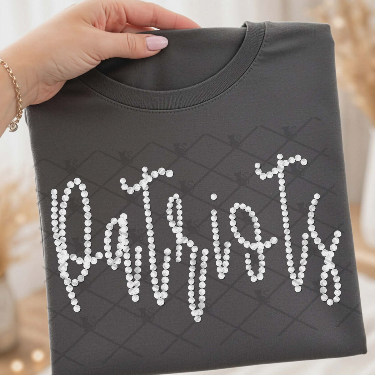 Patriots faux beads (TTD) DTF Transfer