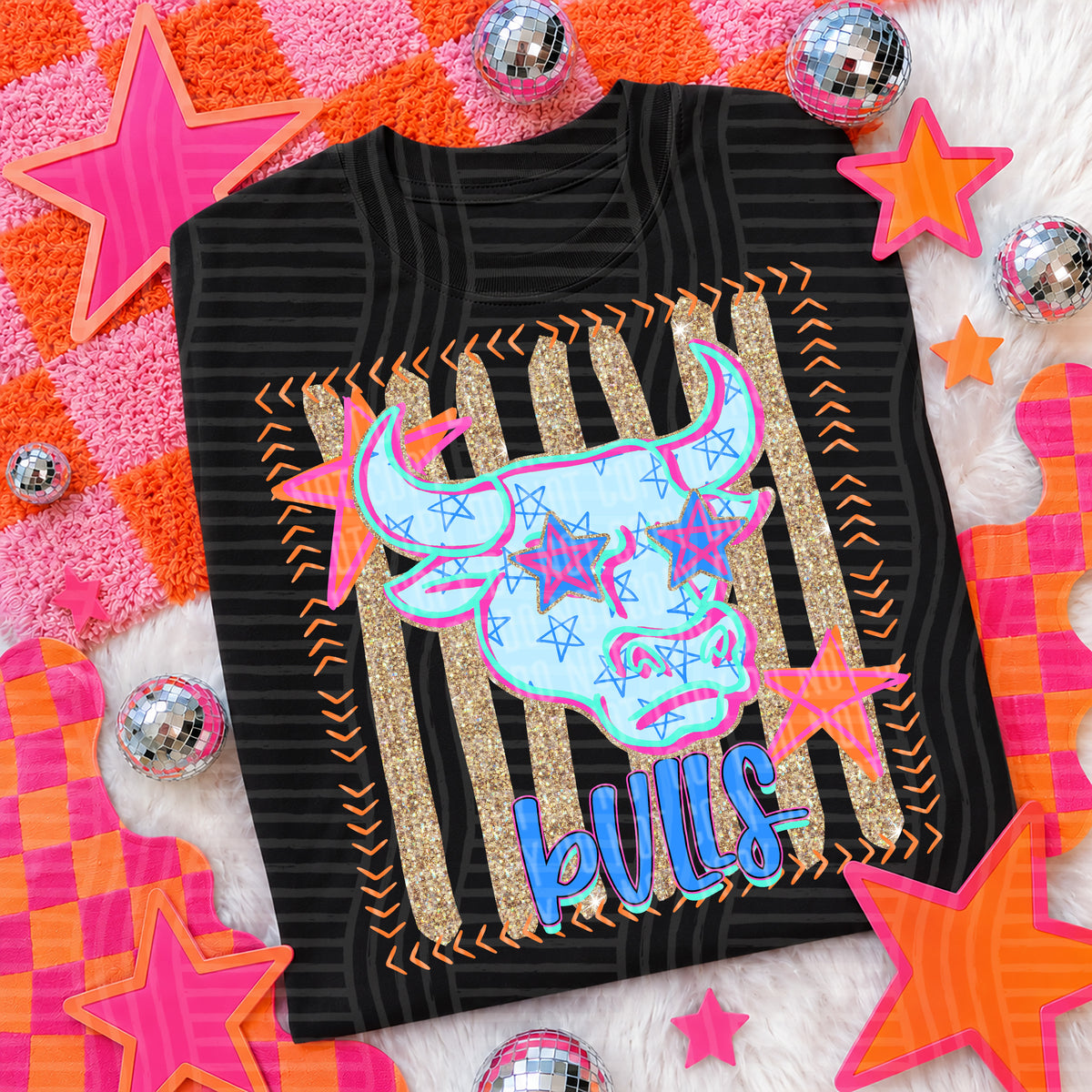 bulls 1 candy pop (caplinger) DTF transfer