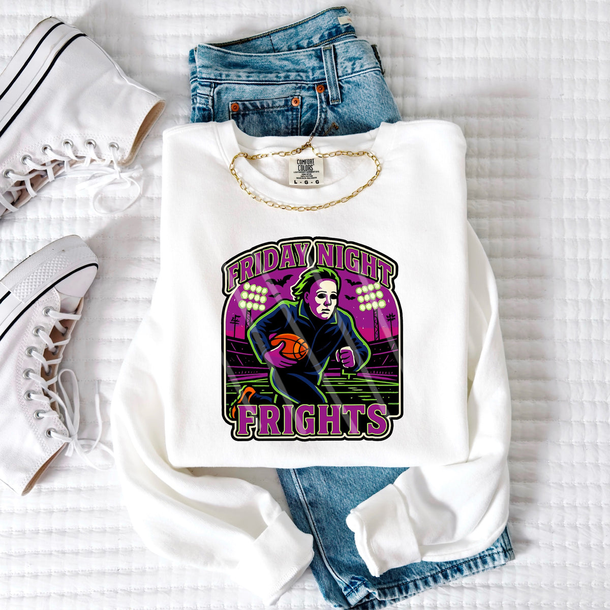 Friday night lights football purple Mike (MZ) 113460 DTF transfer