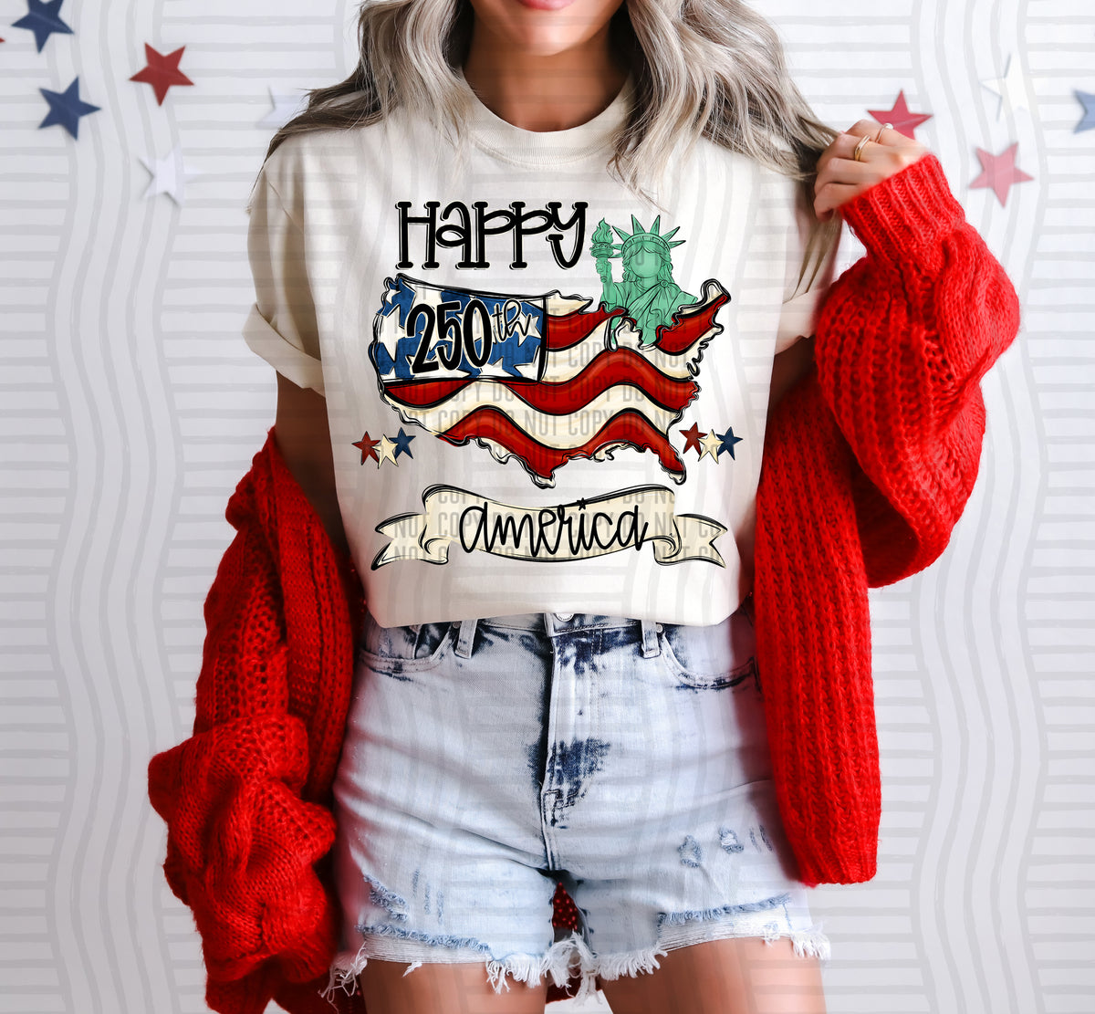 Happy 250th America (Caplinger) dtf transfer