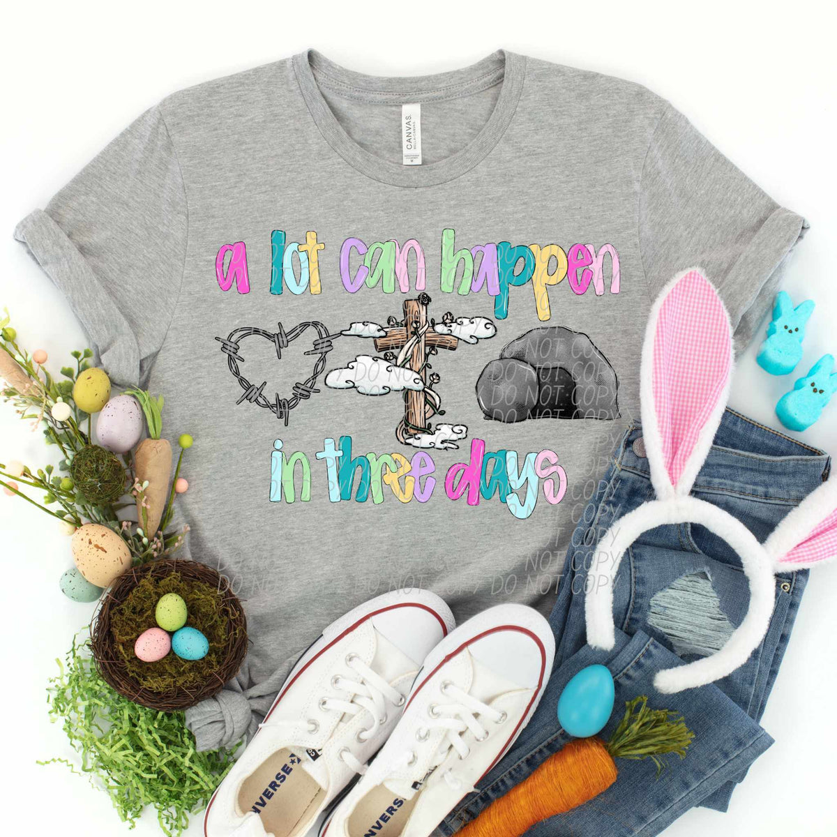 A lot can happen in three days (CITY) 85013 DTF transfer