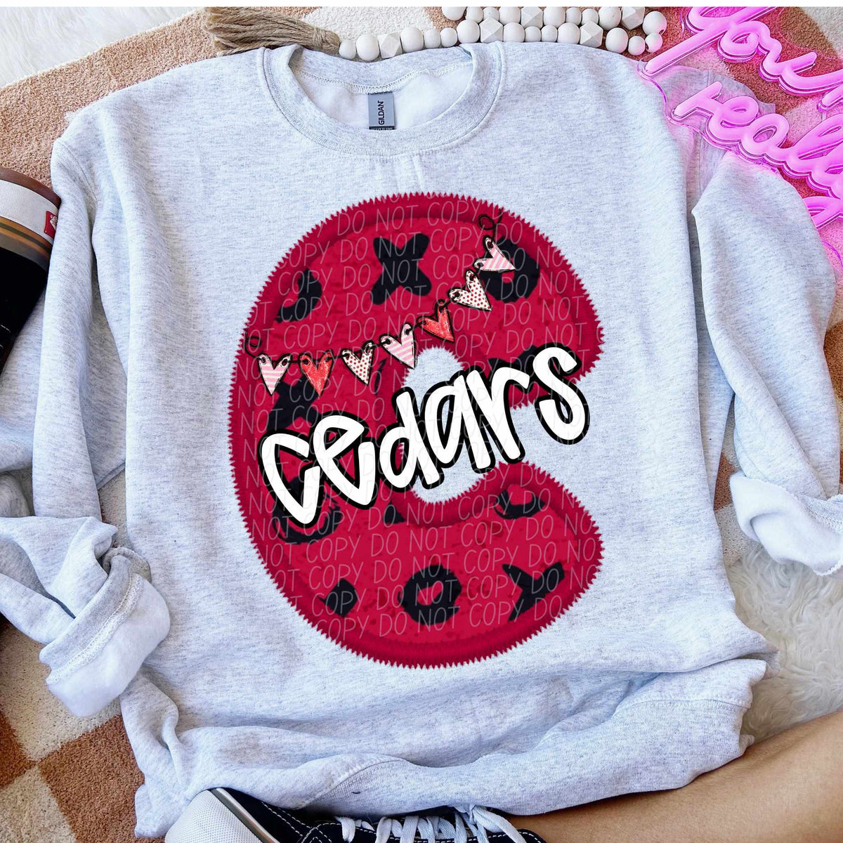 C cedars valentine (CITY) 77982 DTF transfer