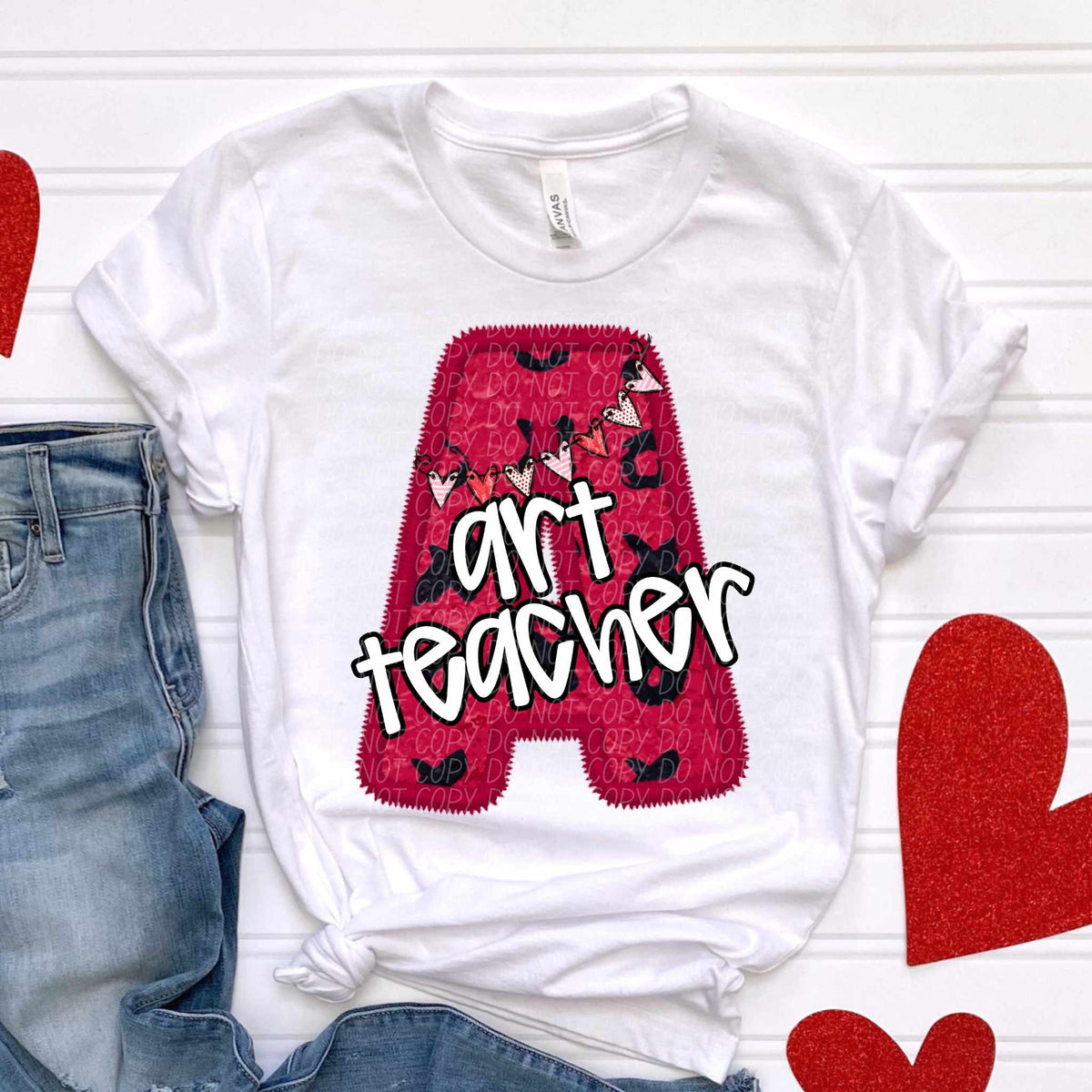 A art teacher valentine (CITY) 79115 DTF transfer