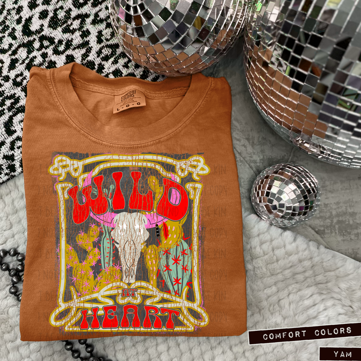 Wild At Heart Distressed (Kayndi) 78989 DTF Transfer