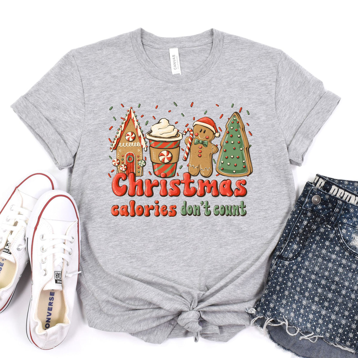 Christmas Calories Don't Count-47168-DTF transfer