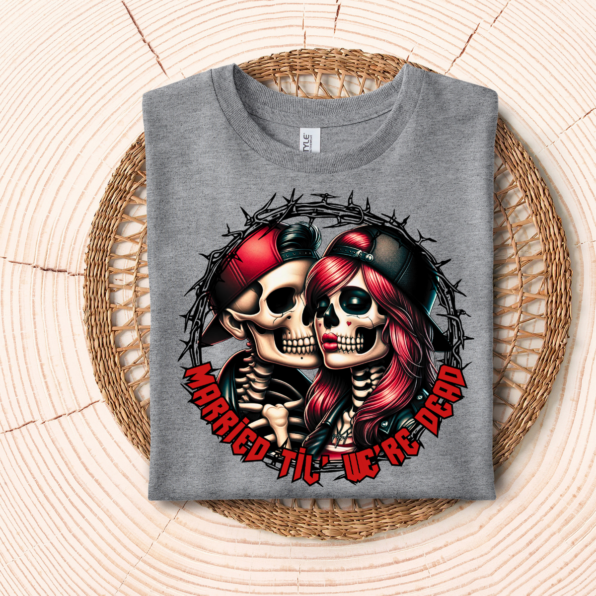 Married Til' We're Dead 68609 DTF Transfer
