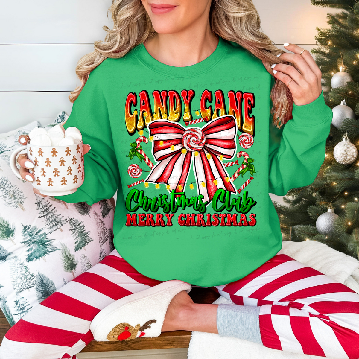 Candy Cane Christmas Club (RD) DTF Transfer