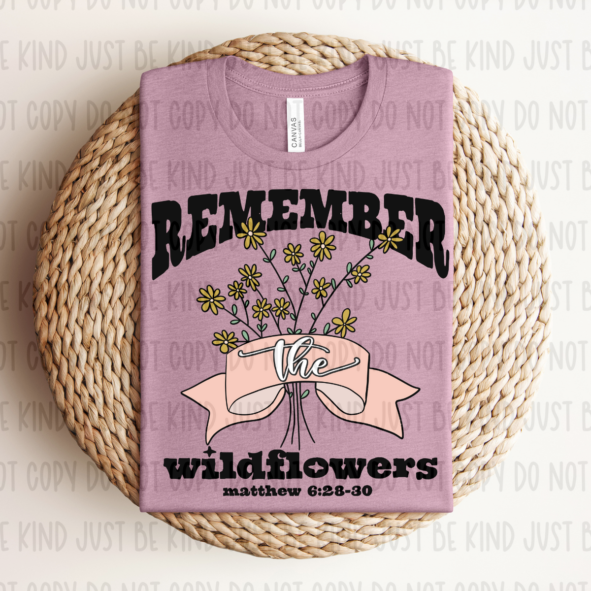 Remember Wildflowers (Kayndi) 72688 DTF Transfer