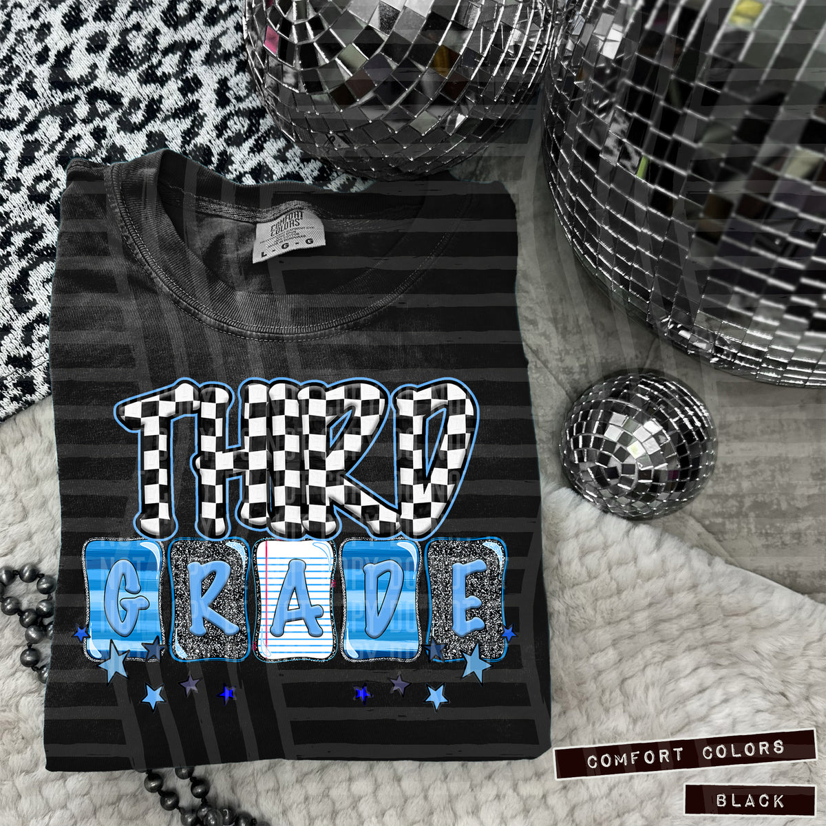 Third Grade checkered (Caplinger) DTF transfer