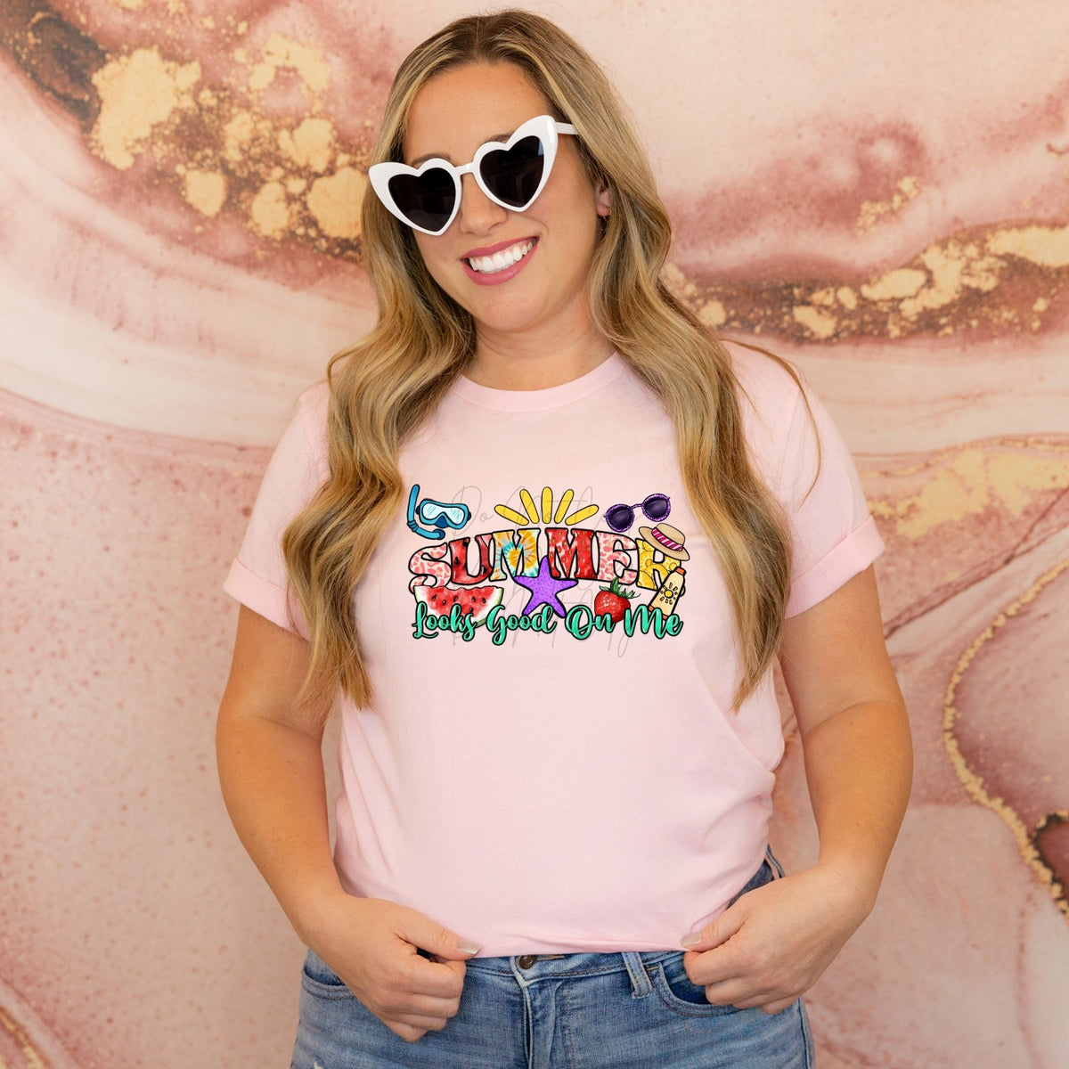 Summer Looks Good on Me-38032-DTF transfer