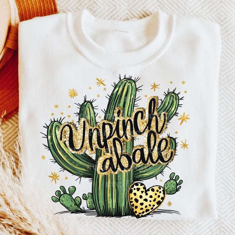 Unpinchable cactus 80254 DTF transfer