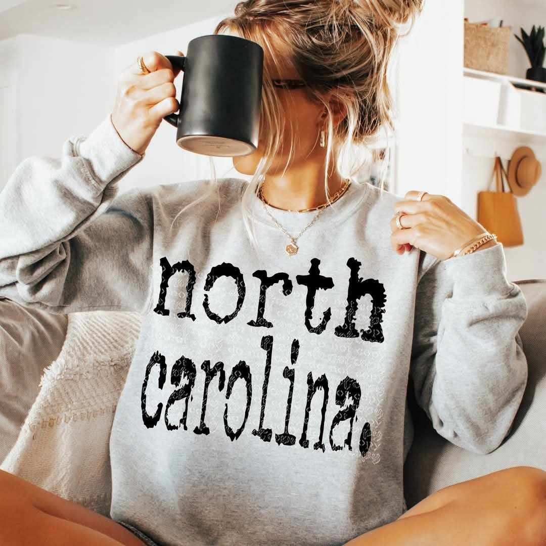 North Carolina. (TTD) 80812 DTF transfer