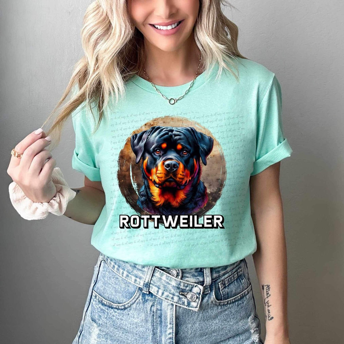 Rottweiler DTF transfer 13932