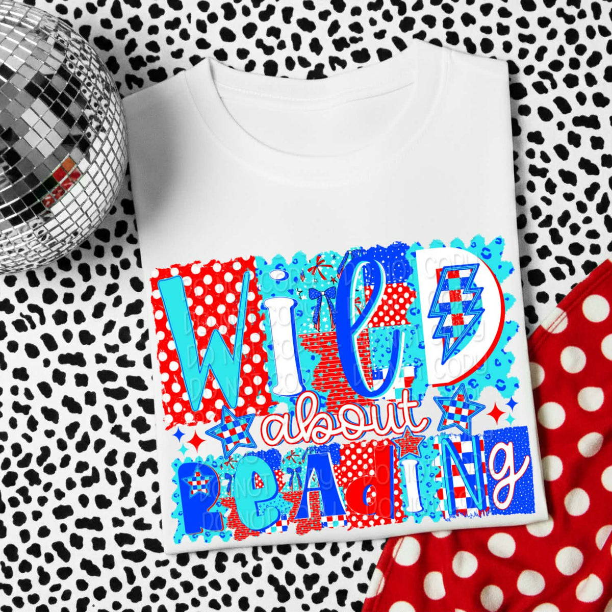 Wild about reading (DWS) DTF Transfer