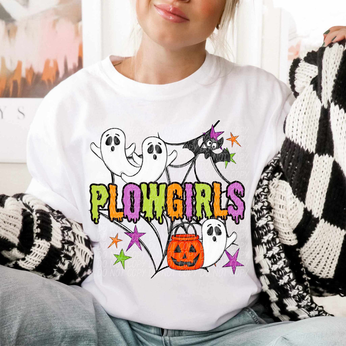 Plowgirls Halloween (City) DTF transfer