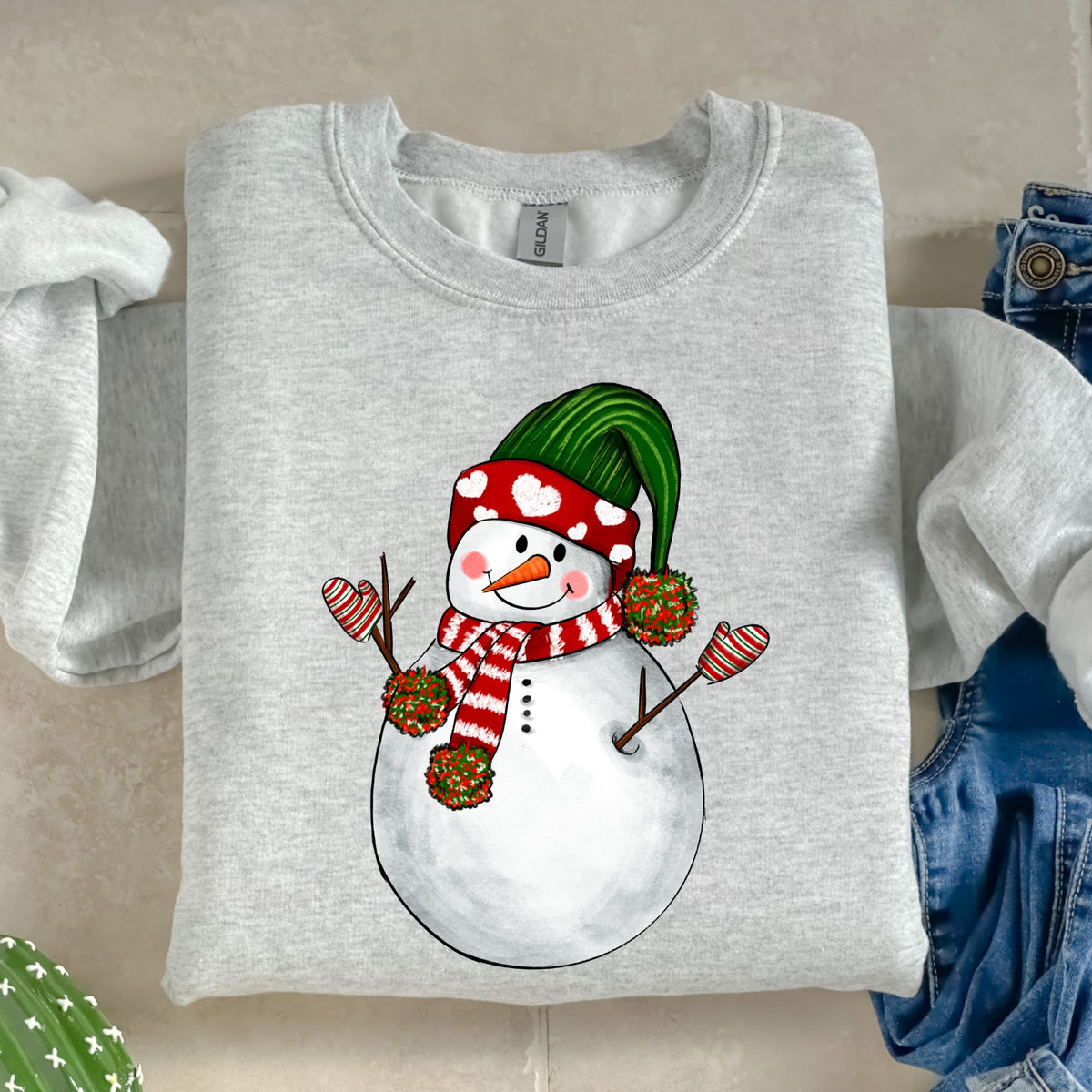 Snowman-38739-DTF transfer