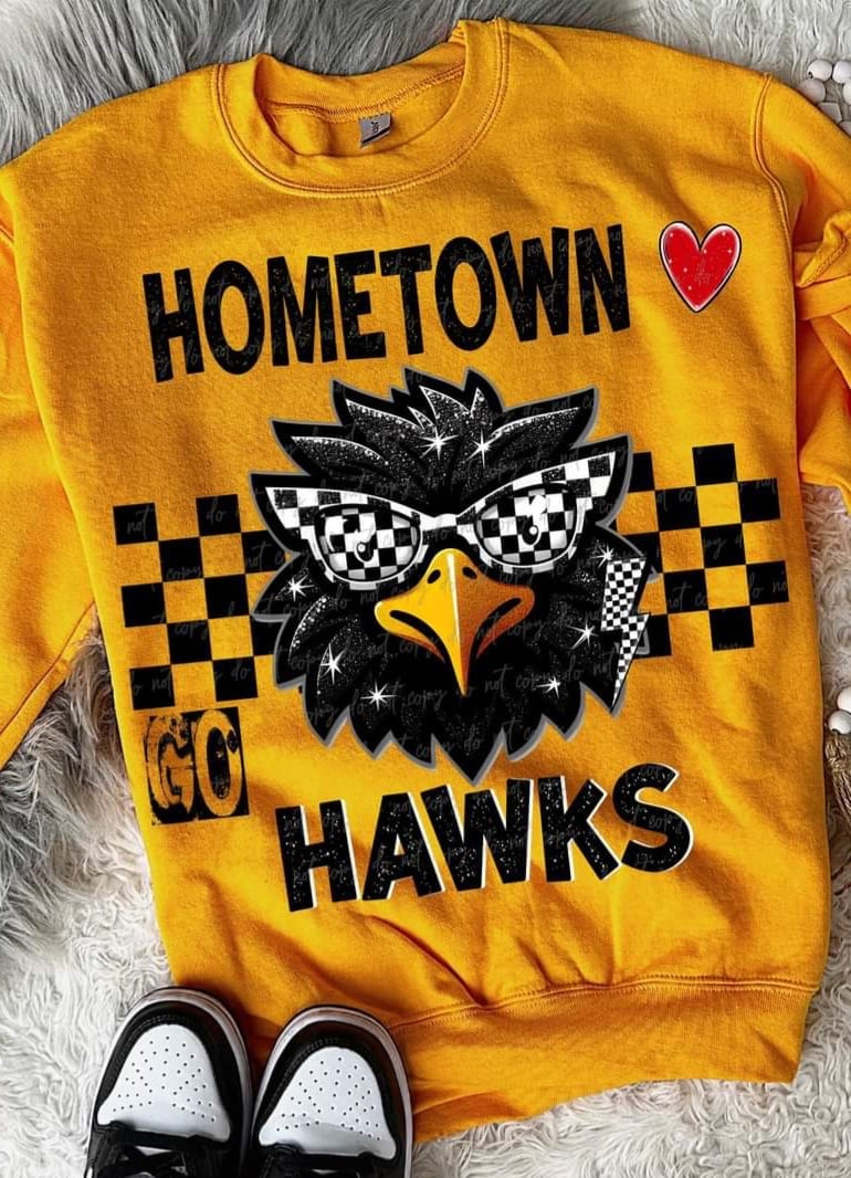 Hometown hawks (VIRGO) 55678 DTF transfer