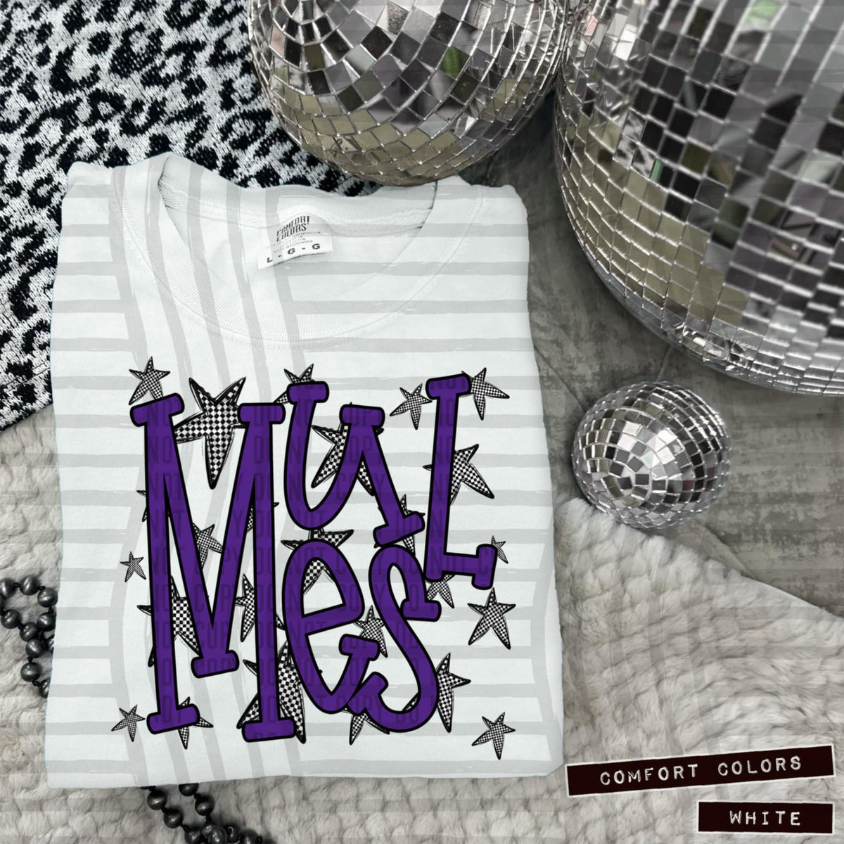 Purple Staggered Mascots (Caplinger)